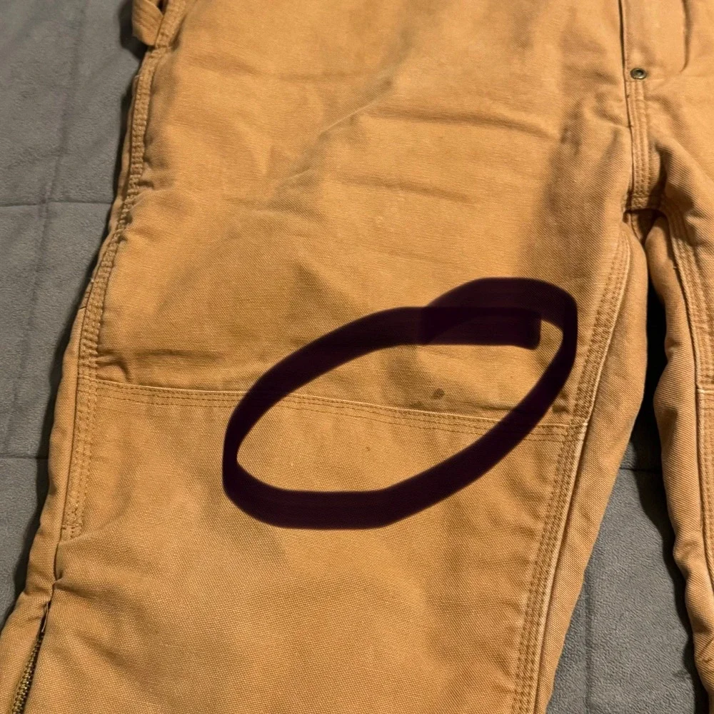 Woodsman M-S Brown Duck Canvas Insulated Bib‎ Overalls 38